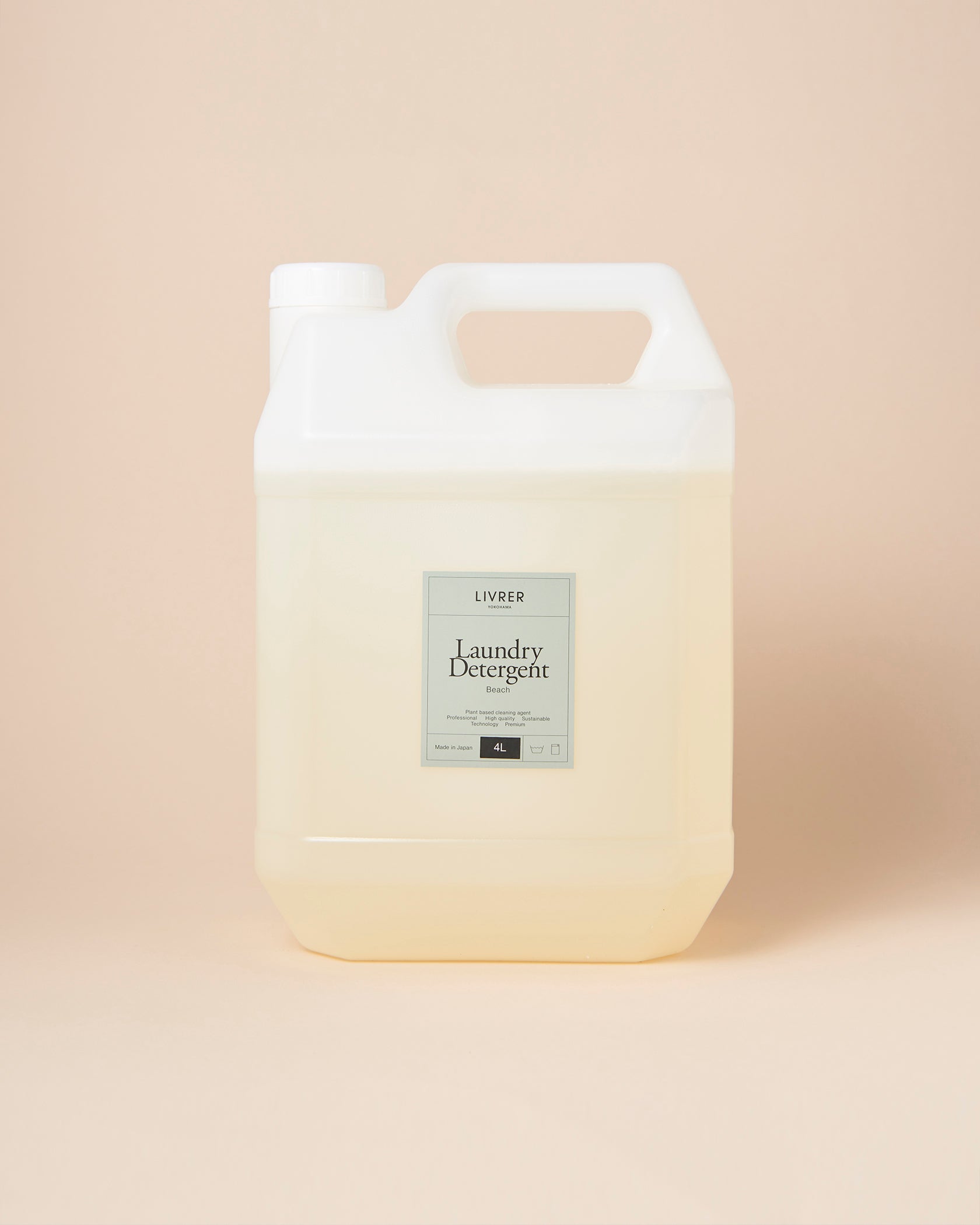 リブレ　洗濯洗剤　BEACH 4L 詰め替え用 REFILL - 洗剤詰め替え大容量 – LIVRER
